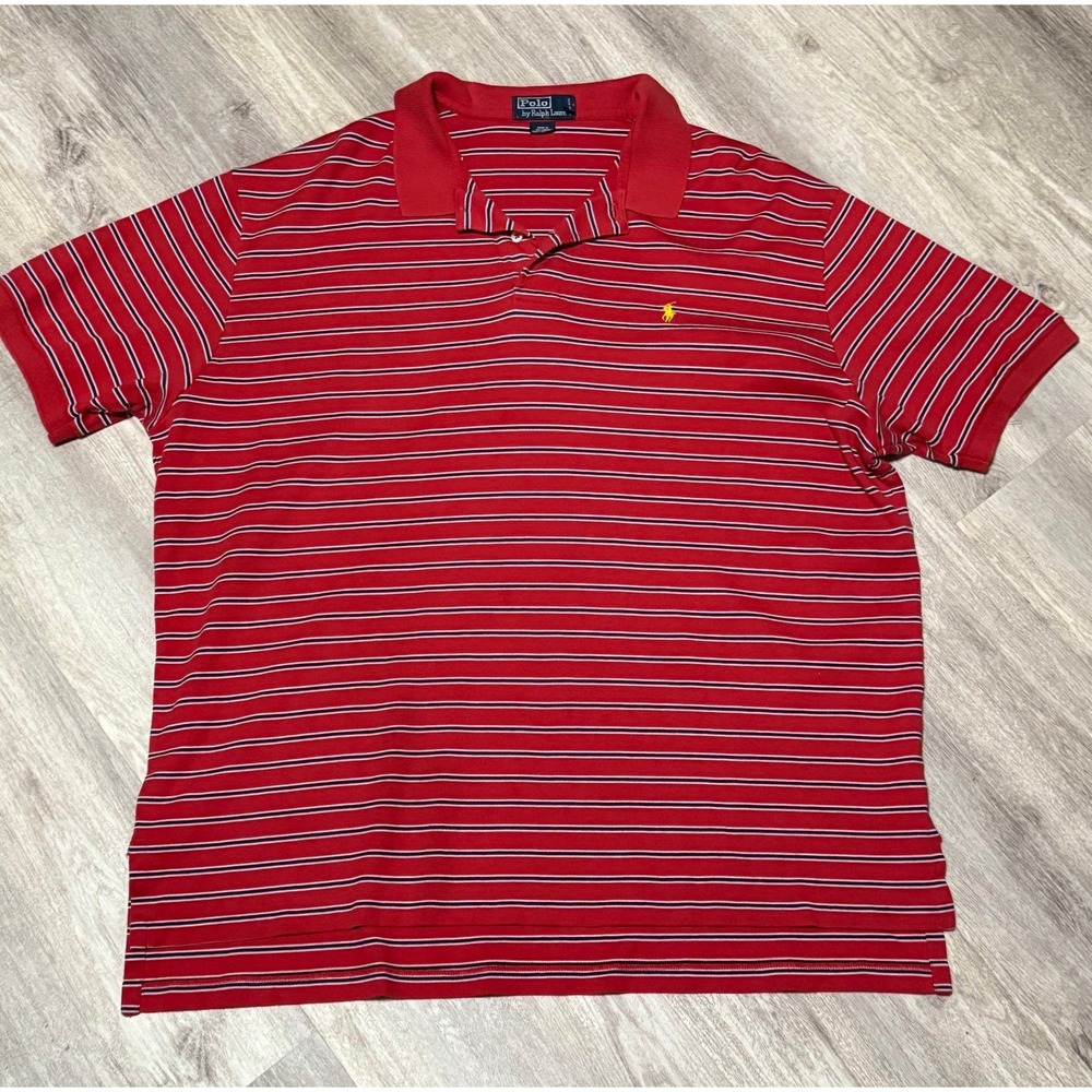 Polo Ralph Lauren men's XXL red polo shirt‎